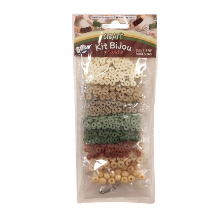 Set Bijou Sifap Sand 9 Bolsitas Art.999400